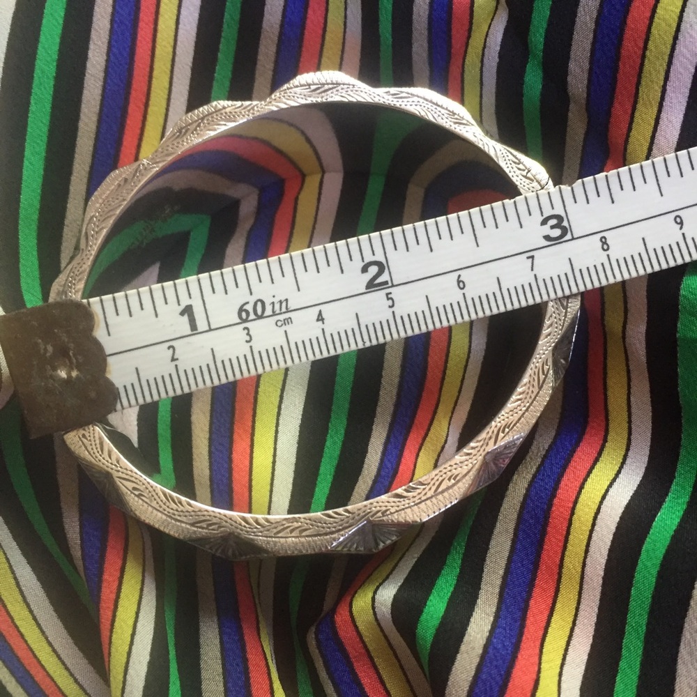 Siam Sterling Silver Statement Bangle Bracelet - image 4